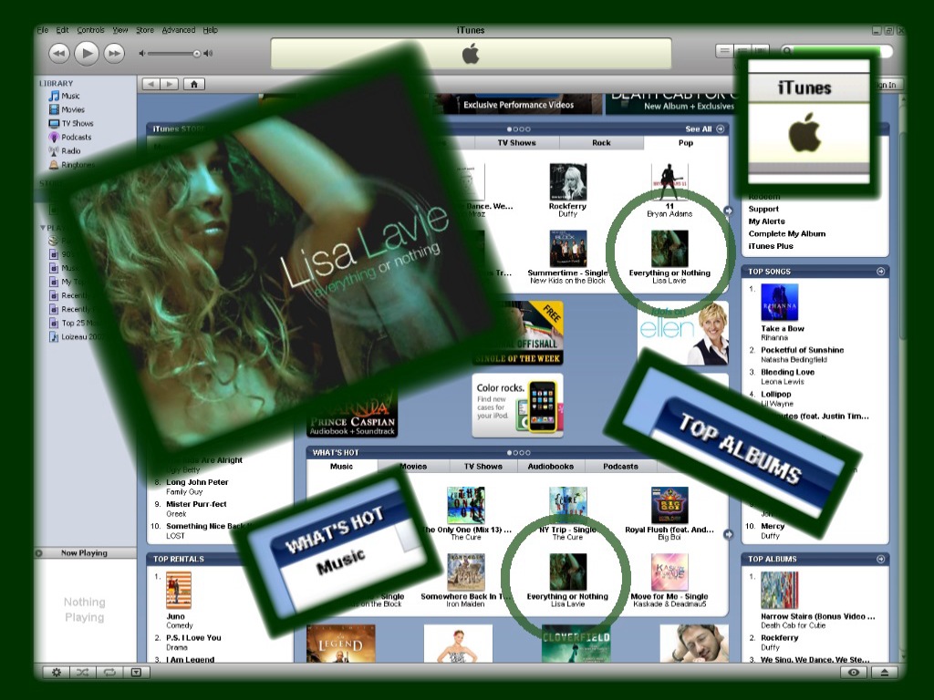Image: iTunes collage post 13 May 2008